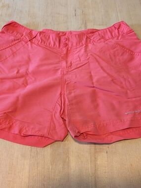 Columbia Coral Pink Athletic Shorts for Women